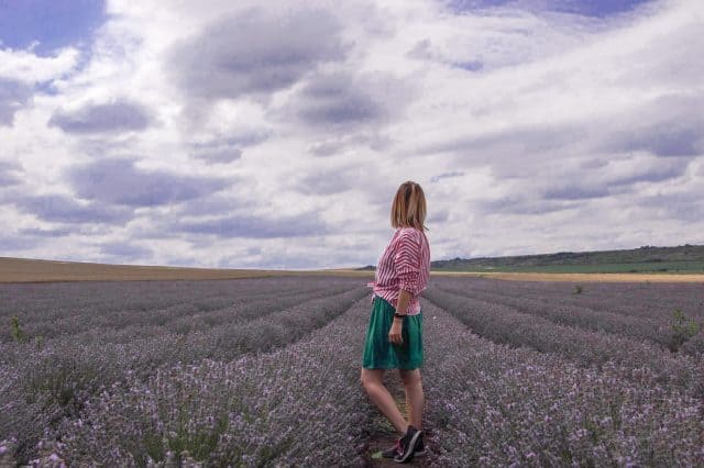 Veliko Tarnovo and lavender fields of Bulgaria