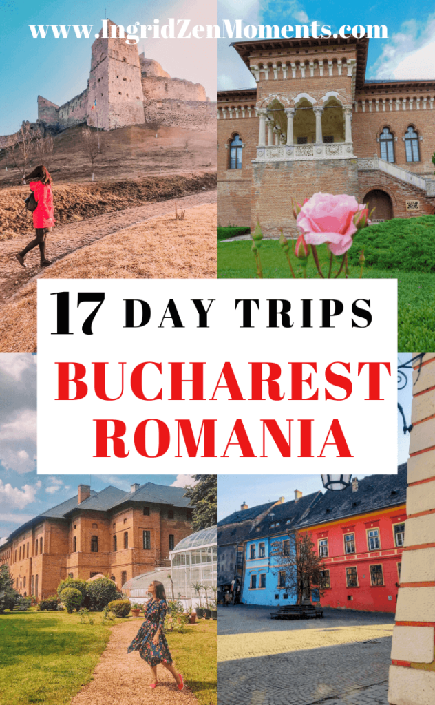 Eastern Europe travel: ultimate list of day trips from Bucharest Romania. Travel from Bucharest to Transylvania, see some of the best castles in Romania, some of the best places to visit in Romania. FRom Brasov, Sibiu, Sighisoara, and beyond) to the Black Sea coast of Constanta. Romania travel tips, Romania mountains, and Romanian food. #romania #travel #easterneurope