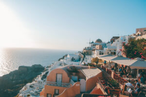 where to see the sunset in Santorini