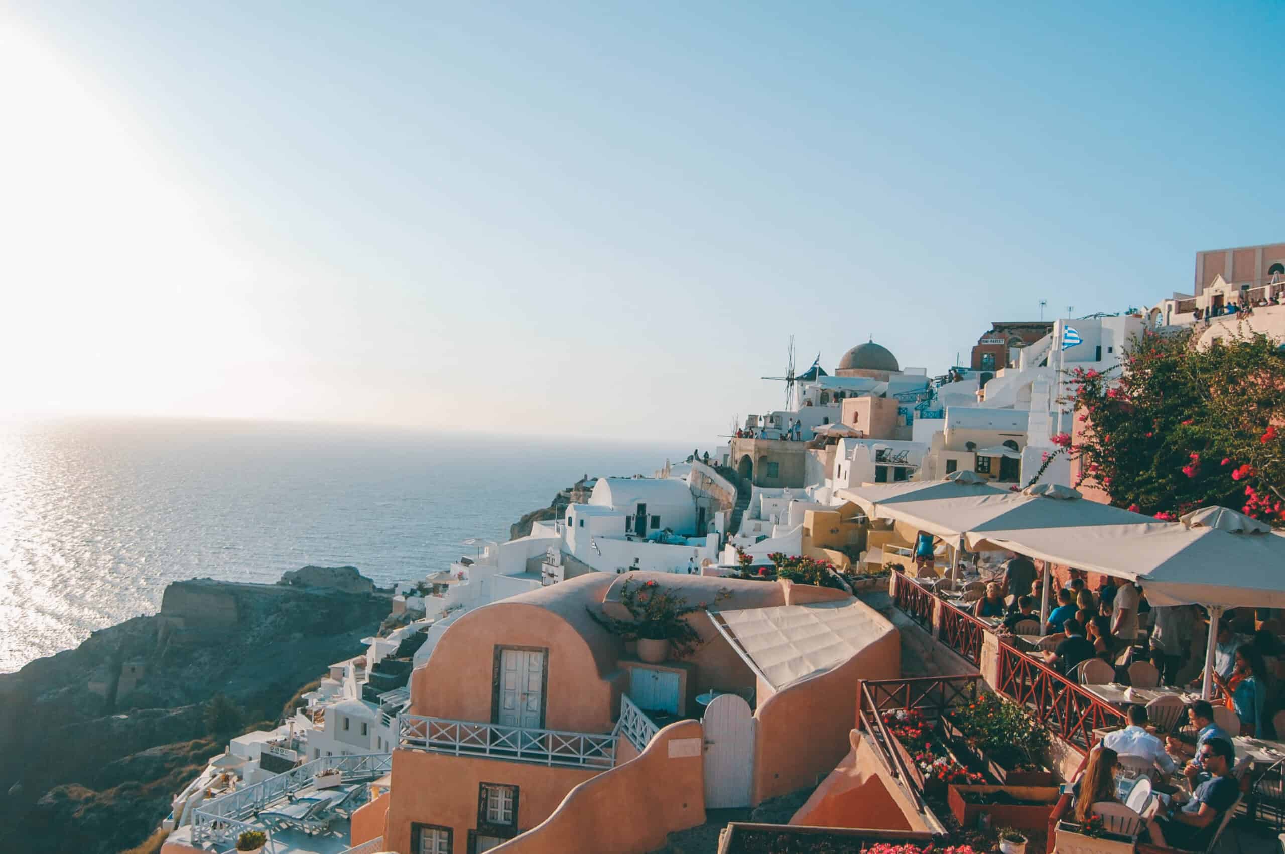 where to see the sunset in Santorini