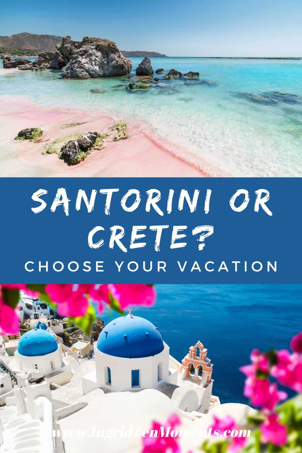 Santorini or Crete
