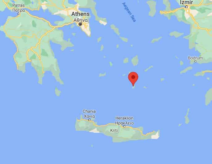 Santorini location